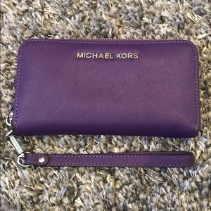 Purple Michael Kors Wallet